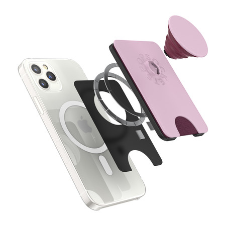 PopSockets PopWallet+ with MagSafe - Blush Pink