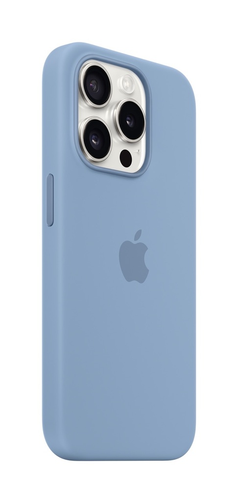 Apple iPhone 15 Pro Silicone Case with MagSafe - Winter Blue