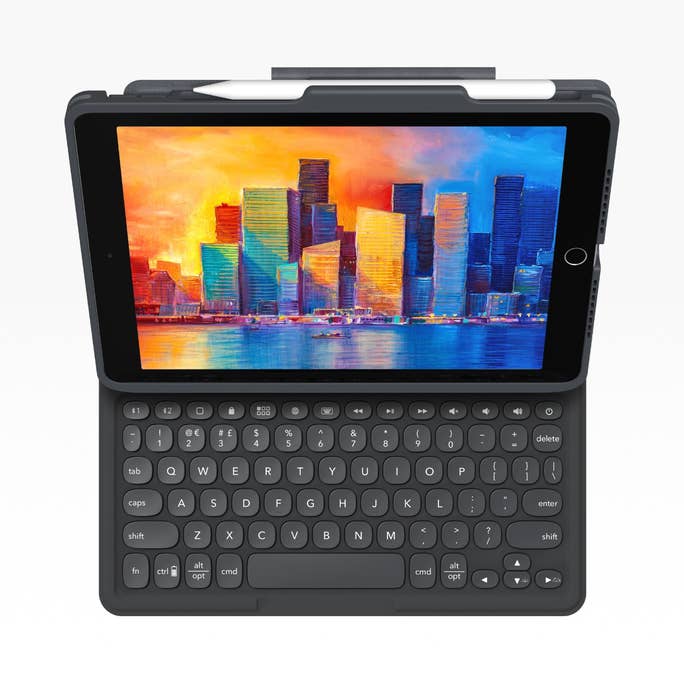 ZAGG Pro Keys Case - Keyboard for ipad 10.2” & 10.5”  (7th & 8th Gen) - Black/Grey