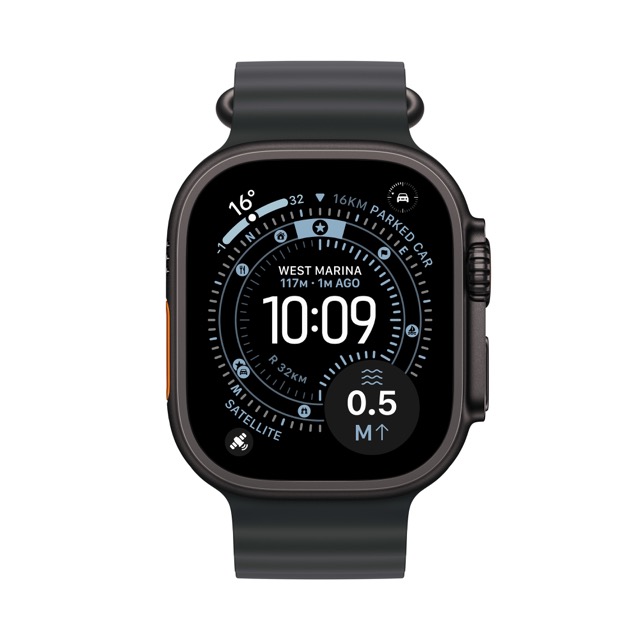 Apple Watch Ultra 3 GPS + Cellular Black Titanium Case