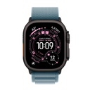 49mm Light Blue Alpine Loop - Large - Black Titanium Finish