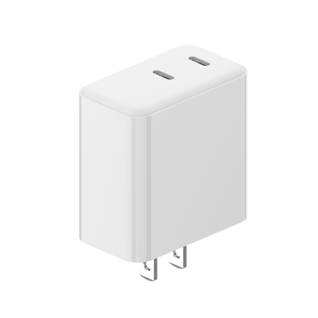 jump+ PD 45W Dual USB-C Power Adapter