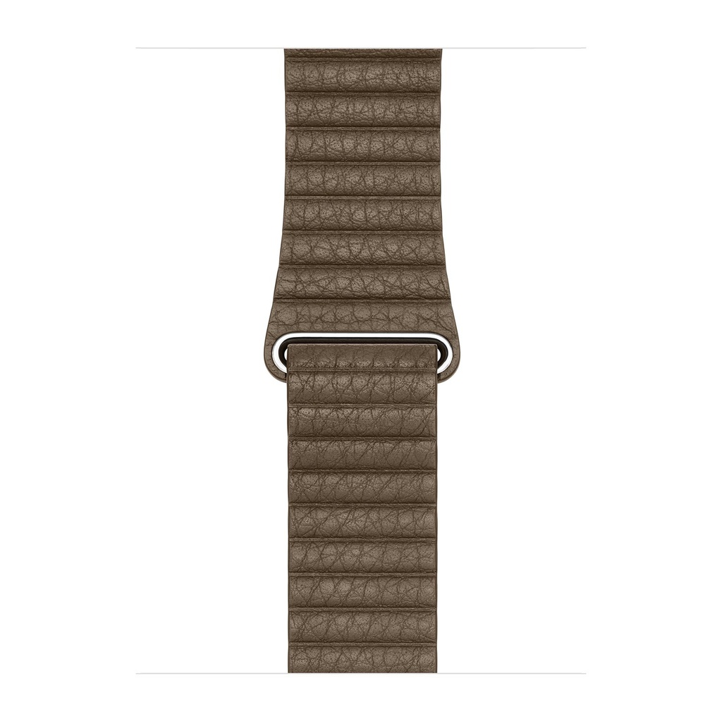 Apple Watch 42mm/44mm/45mm/46mm/49mm Light Brown Leather Loop - Large