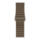 Apple Watch 42mm/44mm/45mm/46mm/49mm Light Brown Leather Loop - Large