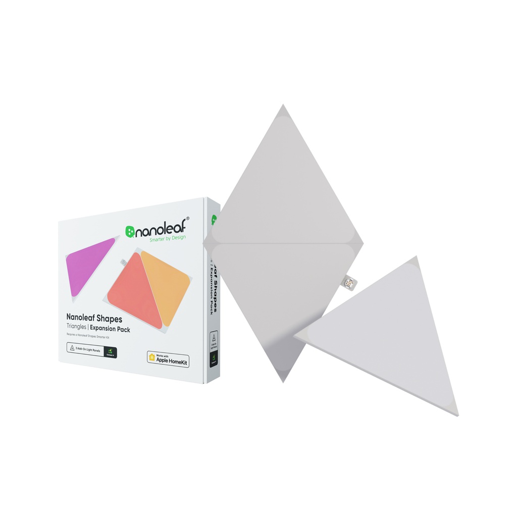 Nanoleaf Shapes - Triangles Expansion Pack | 3 panels