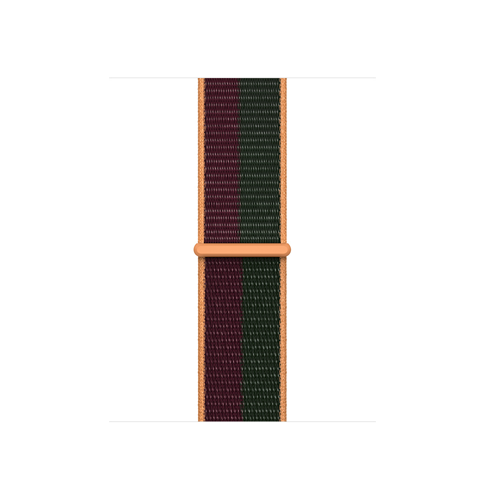 Apple 40mm/41mm/42mm Dark Cherry/Forest Green Sport Loop - Regular