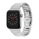 LAUT Links Stainless Steel Watch Band for Apple Watch 42mm/44mm/45mm/46mm/49mm - Silver