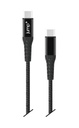 jump+ USB-C to USB-C 2M Braided Pro Cable (140W) - Black