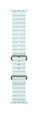 44mm/45mm/46mm/49mm Ice Blue Ocean Band - Natural Titanium Finish