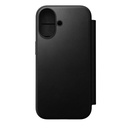 Nomad Modern Leather Folio Case with MagSafe for iPhone 17 - Black
