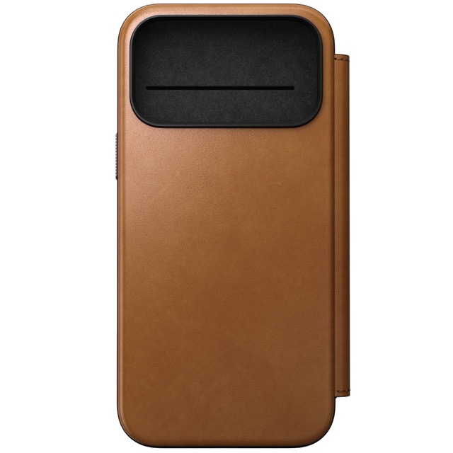 Nomad Modern Leather Folio Case with MagSafe for iPhone 17 Pro Max - Brown