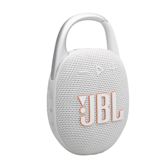 JBL Clip5 Bluetooth Speaker - White