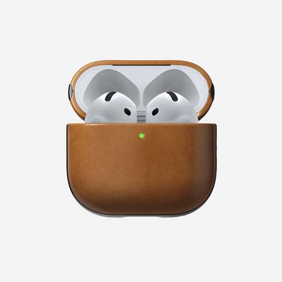 Nomad Leather Case for AirPod 4 - Brown