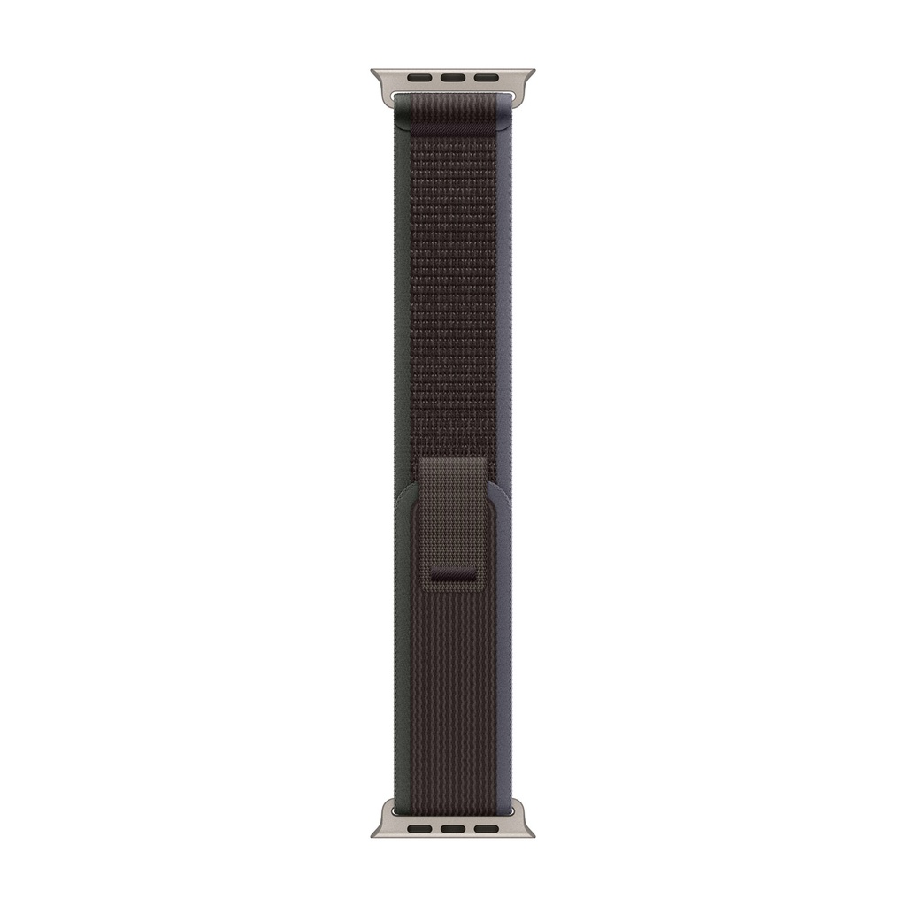 49mm Blue/Black Trail Loop - S/M - Natural Titanium Finish