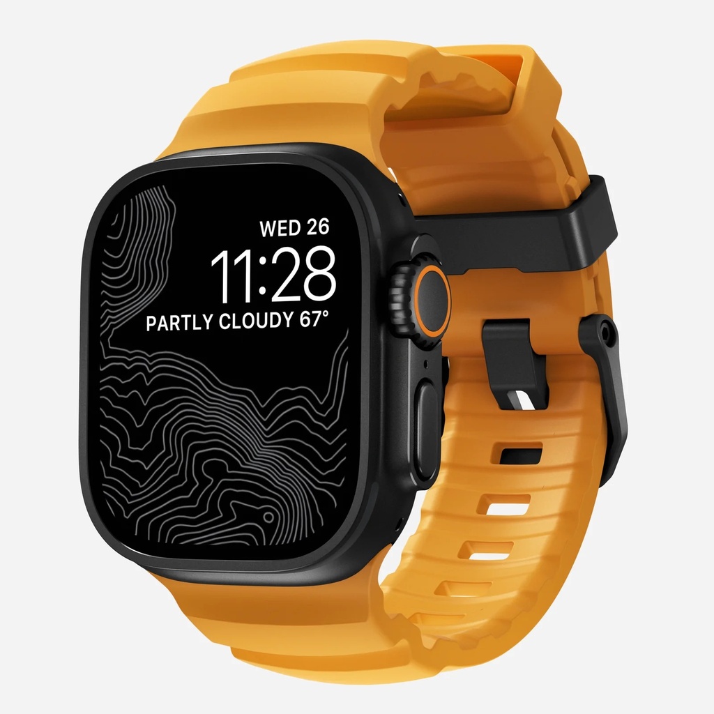 Nomad Rocky Point Band for Apple Watch 44mm/45mm/46mm/49mm - Sol Yellow