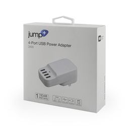 [JP-LS4U] Jump+ 34W 4-Port USB Power Adapter