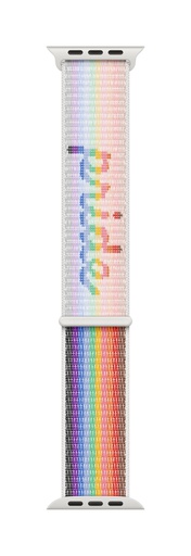 [MN6L3AM/A] Apple 44mm/45mm/46mm/49mm Pride Edition Sport Loop - White
