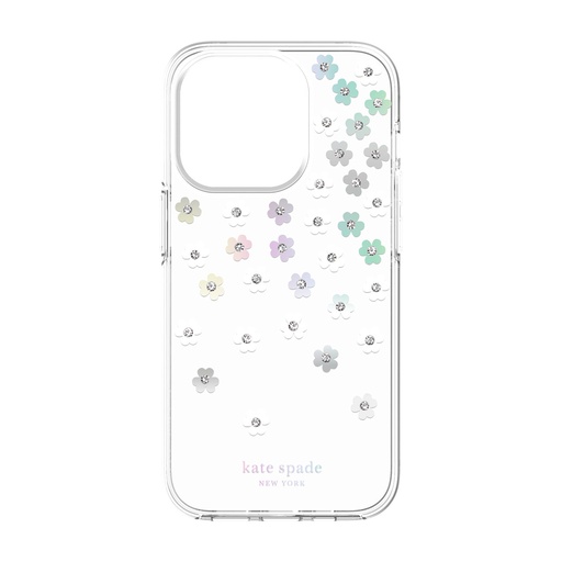 [KSIPH-223-SFIRC] kate spade Protective Hardshell Case for iPhone 14 Pro - Scattered Flowers