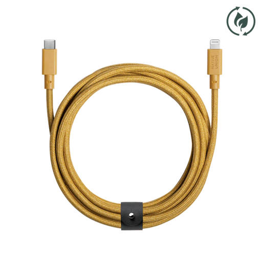 [BELT-CL-KFT-3-NP] Native Union 3M Belt USB-C to Lightning Charging Cable - Kraft