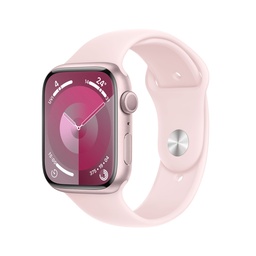 [MRML3CL/A] Apple Watch Series 9 Pink Aluminium Case with Light Pink Sport Band