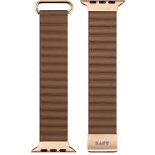 [L_AWS_NL_BR] LAUT 40mm/41mm/42mm Leather Novi Lux Loop for Apple Watch  - Sepia Brown