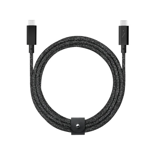 [BELT-PRO2-COS-NP] Native Union 2.4M Belt USB-C to USB-C Cable - Cosmos Black