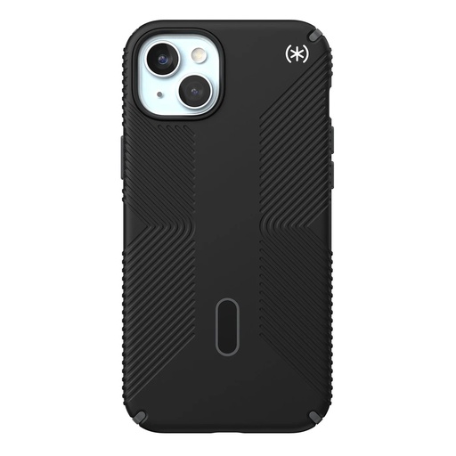 [150439-3205] Speck Presidio2 Pro Grip Case with MagSafe/Click Lock for iPhone 16e/15/14/13 - Black/Slate Grey