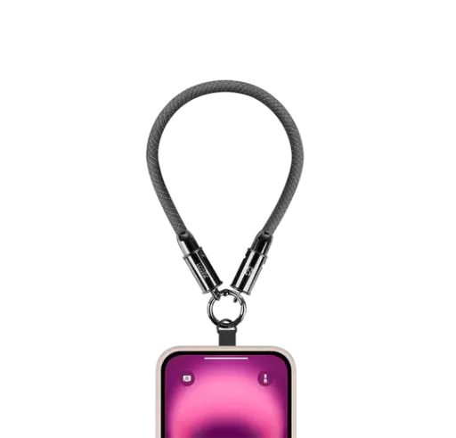 [LGX-13909] LOGiiX Wrist Connect USB Type-C to USB Type-C 0.3M Lanyard Cable - Black