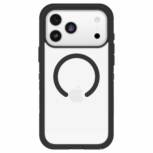 [77-98469] Otterbox Defender XT with MagSafe for iPhone 17 Pro Max - Clear / Black Dark Side