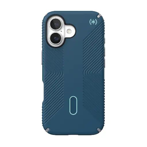 [150959-3261] Speck Presidio 2 GRIP Case with ClickLock/MagSafe for iPhone 17 - Blue
