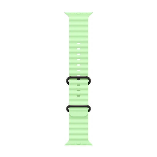 [MGCL4AM/A] 42mm/44mm/45mm/46mm/49mm Neon Green Ocean Band - Black Titanium Finish