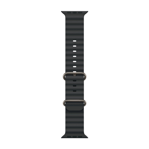 [MXTL3AM/A] 44mm/45mm/46mm/49mm Black Ocean Band - Natural Titanium Finish
