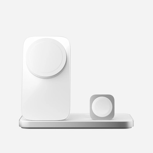 [NM014506858] Nomad Stand One Max - Silver | Qi2.2 | 4th Gen - 3-in-1