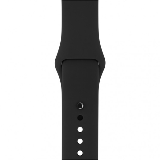 [3C633AM/A] Apple Watch 44mm/45mm/46mm/49mm Black Sport Band with Space Black Steel Pin (Demo)