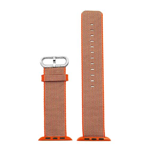 [3C846AM/A] Apple Watch 38mm/40mm/41mm/42mm Orange Woven Nylon Band (Demo)